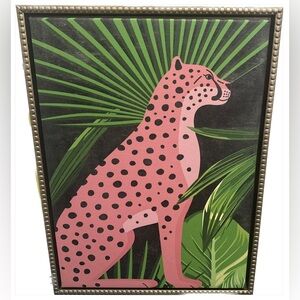 Beautiful cheetah canvas wall art.